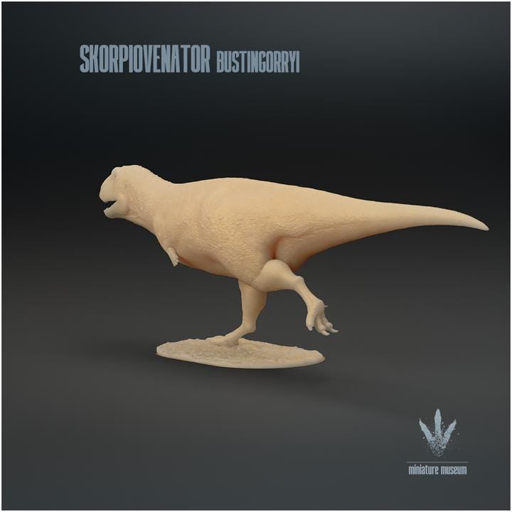 Skorpiovenator bustingorryi : Run - UNPAINTED - Miniature Museum