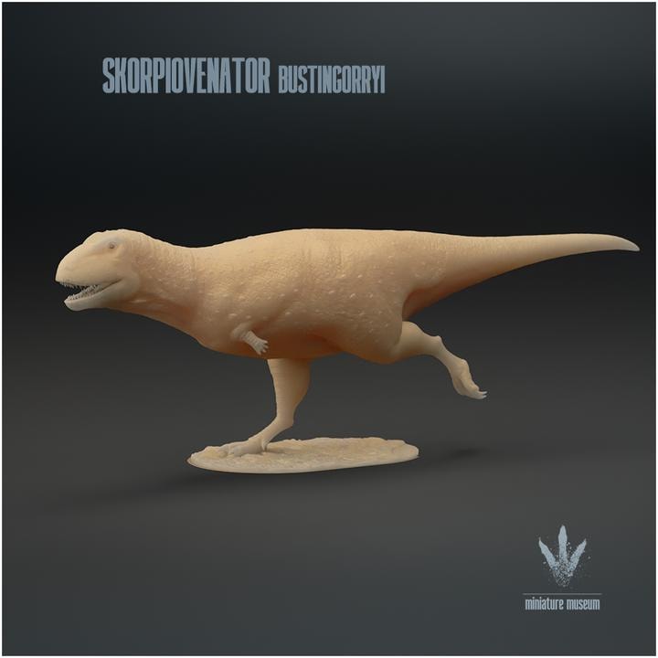 Skorpiovenator bustingorryi : Run - UNPAINTED - Miniature Museum
