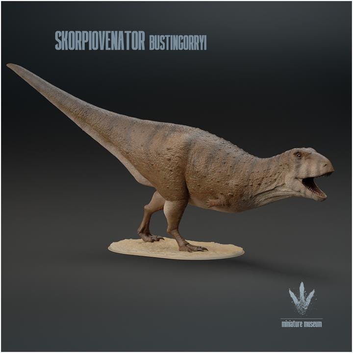 Skorpiovenator bustingorryi : Roar - UNPAINTED - Miniature Museum