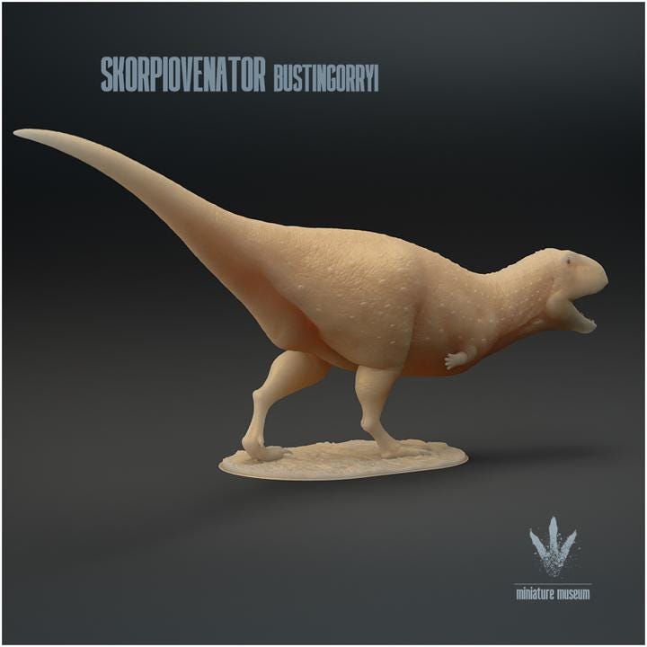 Skorpiovenator bustingorryi : Roar - UNPAINTED - Miniature Museum