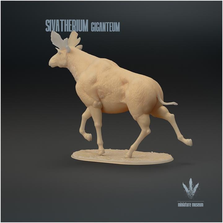 Sivatherium giganteum : Run - UNPAINTED - Miniature Museum