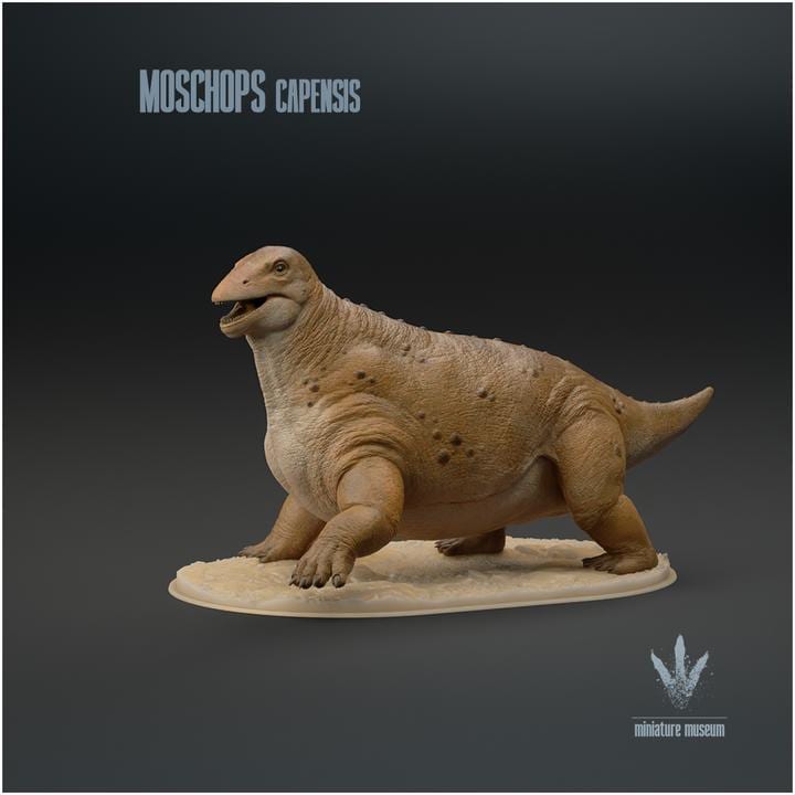 Moschops capensis : Walking - UNPAINTED - Miniature Museum