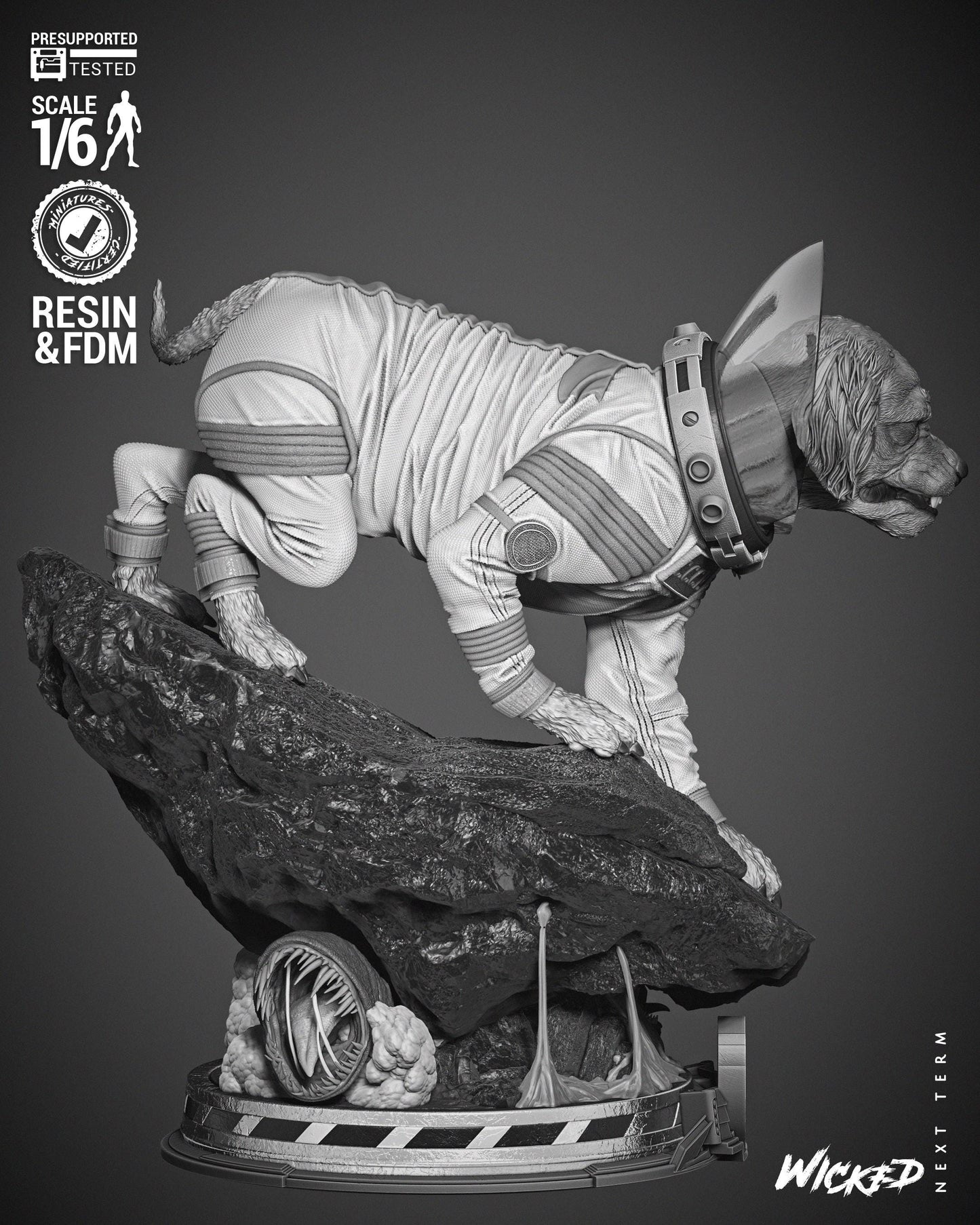 Cosmo Sculpture - UNPAINTED FAN ART - Wicked 3D Models