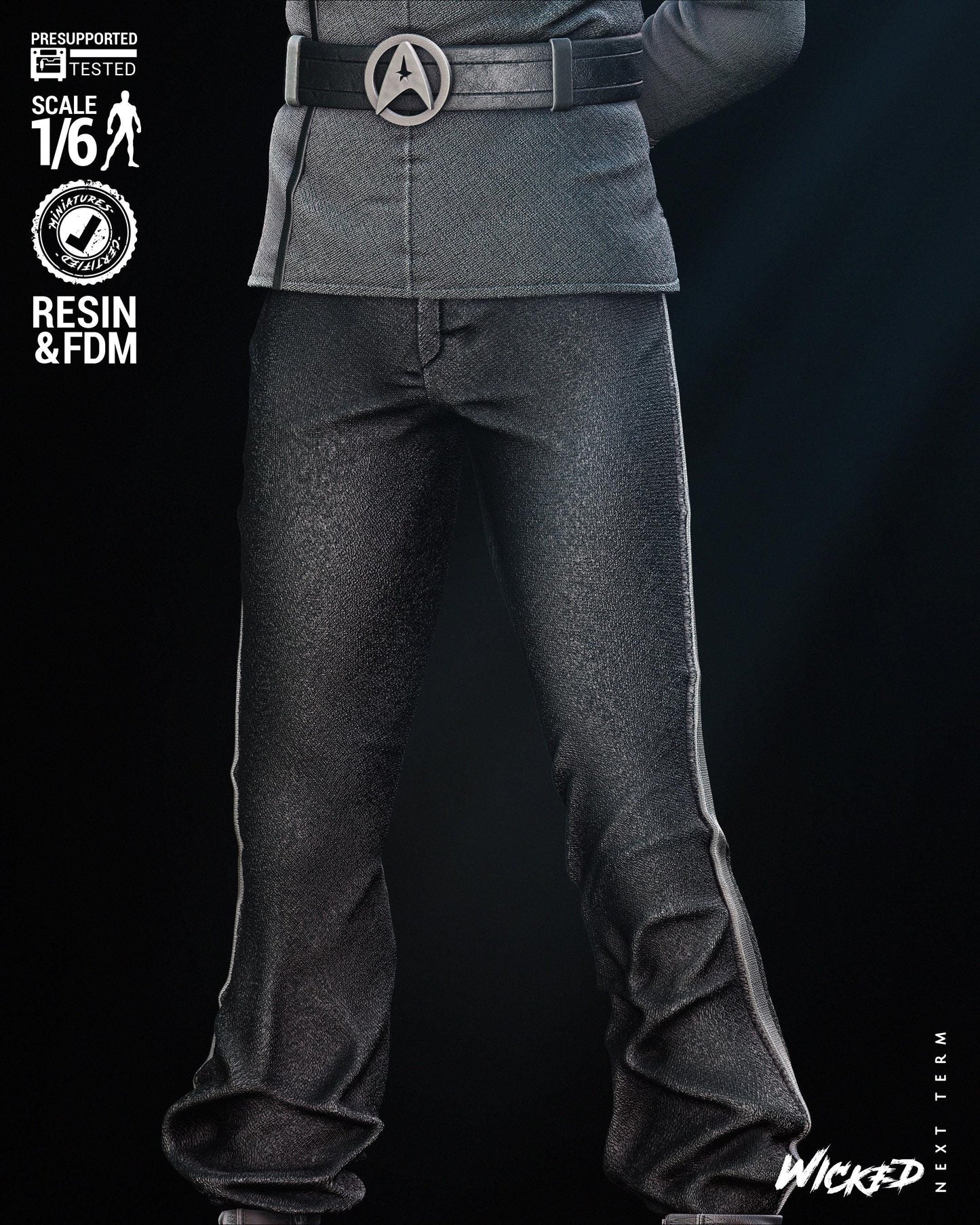 Spock Sculpture - UNPAINTED FAN ART - Wicked 3D Models