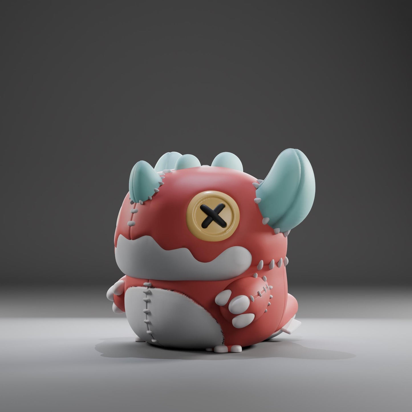 Stuffii - UNPAINTED - Grumpii Art Toy