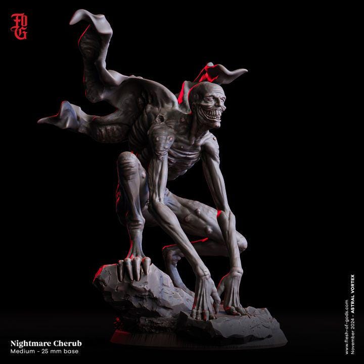 Nightmare Cherub - Flesh of Gods - Astral Vortex