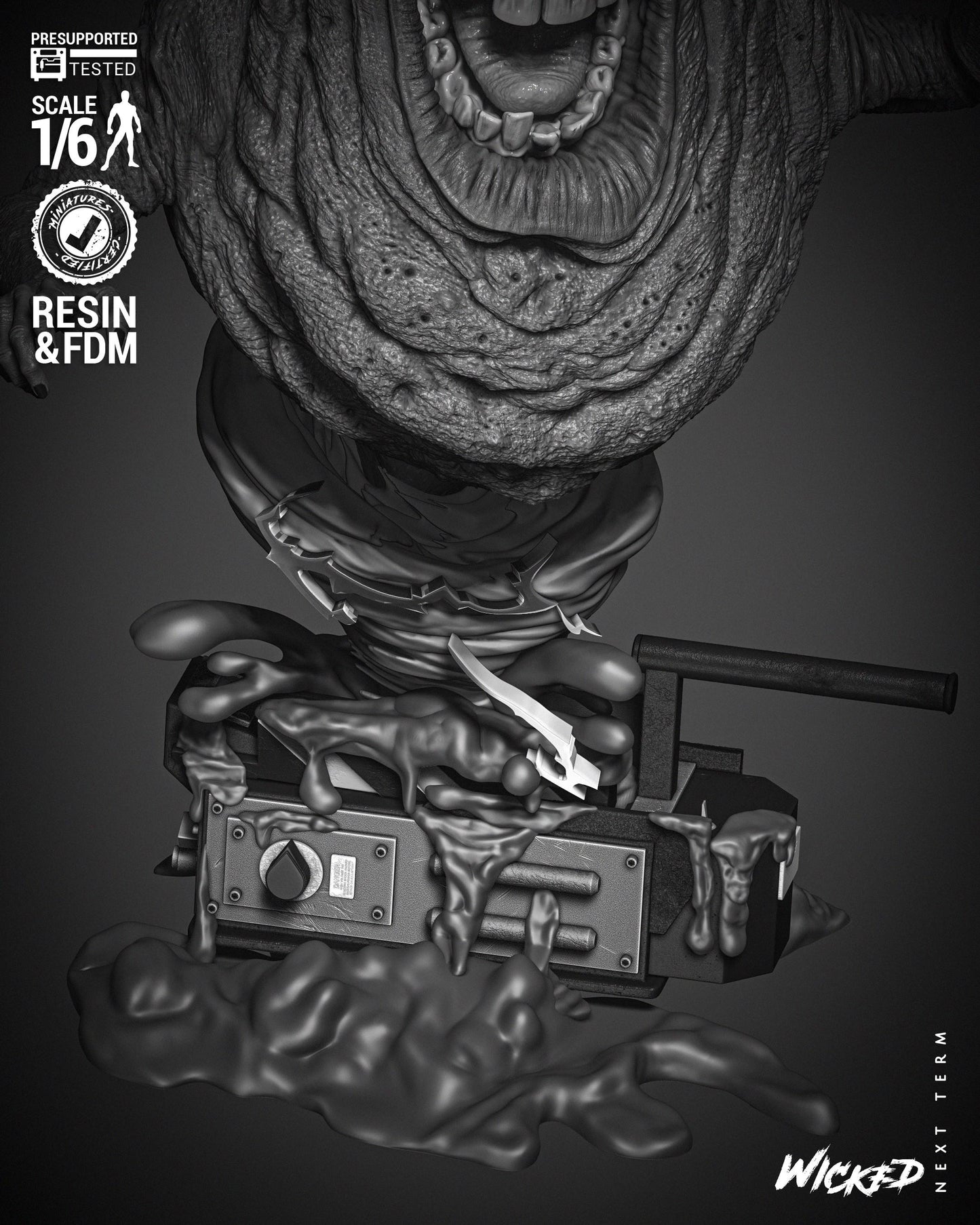 Slimer Sculpture - UNPAINTED FAN ART - Wicked 3D Models