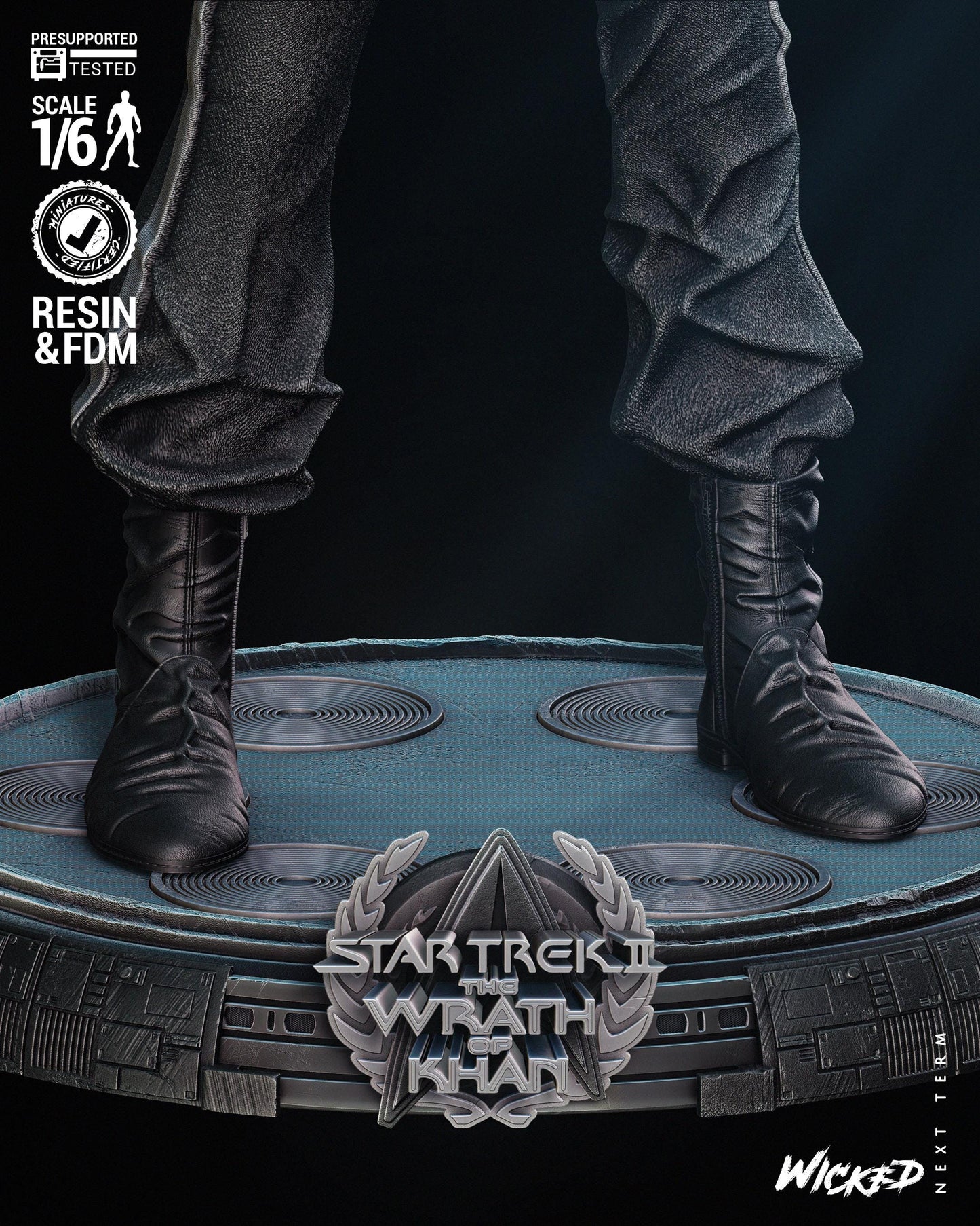 Spock Sculpture - UNPAINTED FAN ART - Wicked 3D Models
