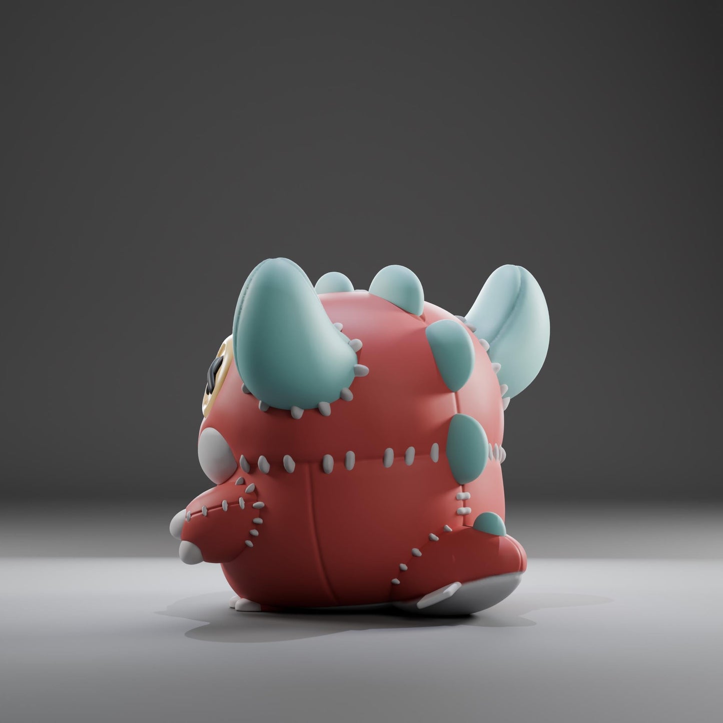 Stuffii - UNPAINTED - Grumpii Art Toy