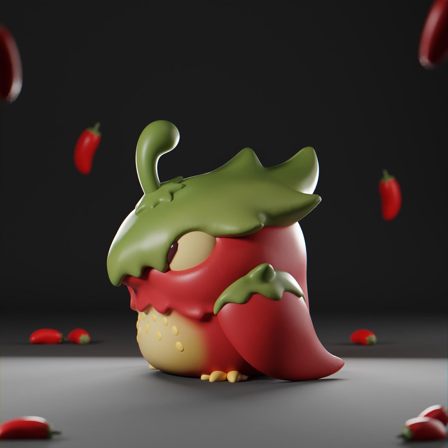 Peppird - UNPAINTED - Grumpii Art Toy