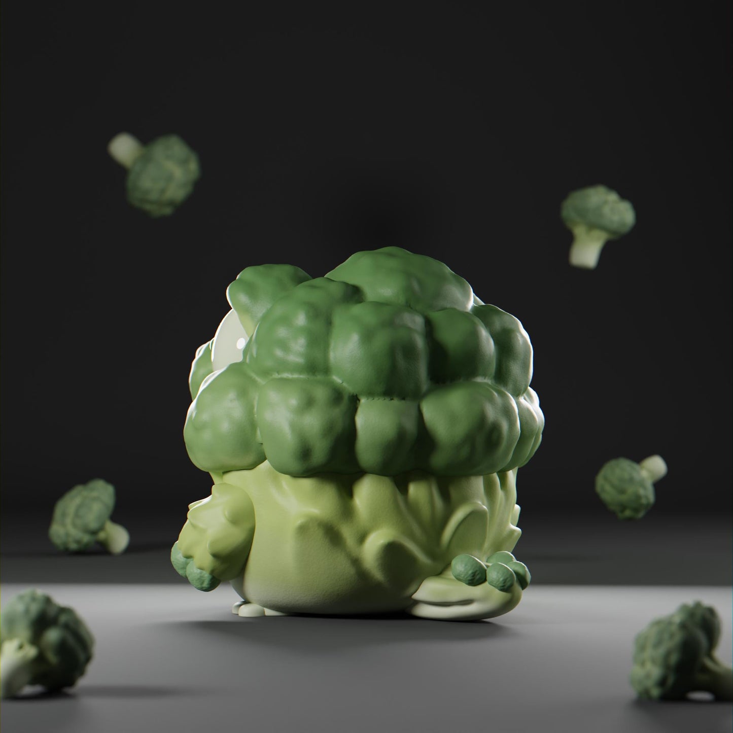 Crocolii - UNPAINTED - Grumpii Art Toy