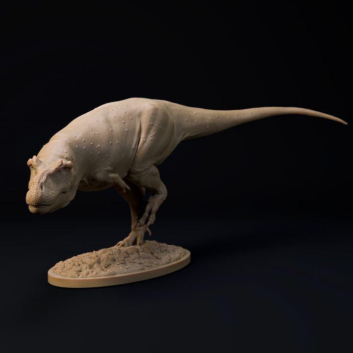 Daspletosaurus sneaking - UNPAINTED - Dino and Dog Miniatures