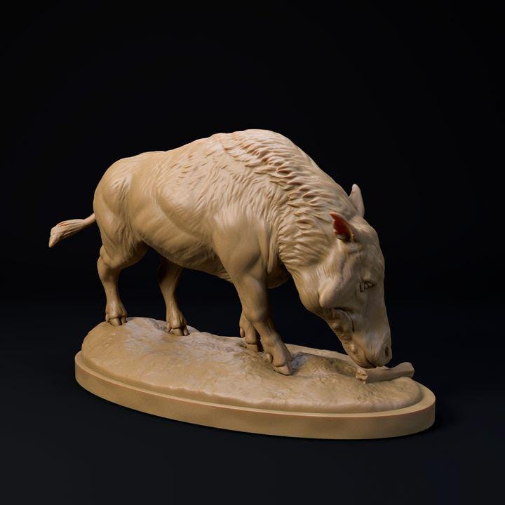 Archaeotherium - UNPAINTED - Dino and Dog Miniatures