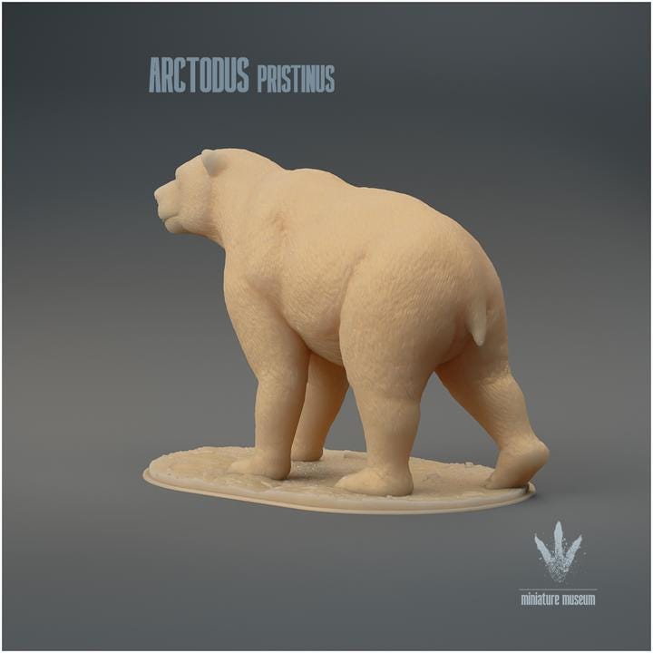 Arctodus pristinus - UNPAINTED - Miniature Museum