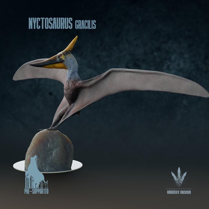 Nyctosaurus gracilis : Landing - UNPAINTED - Miniature Museum