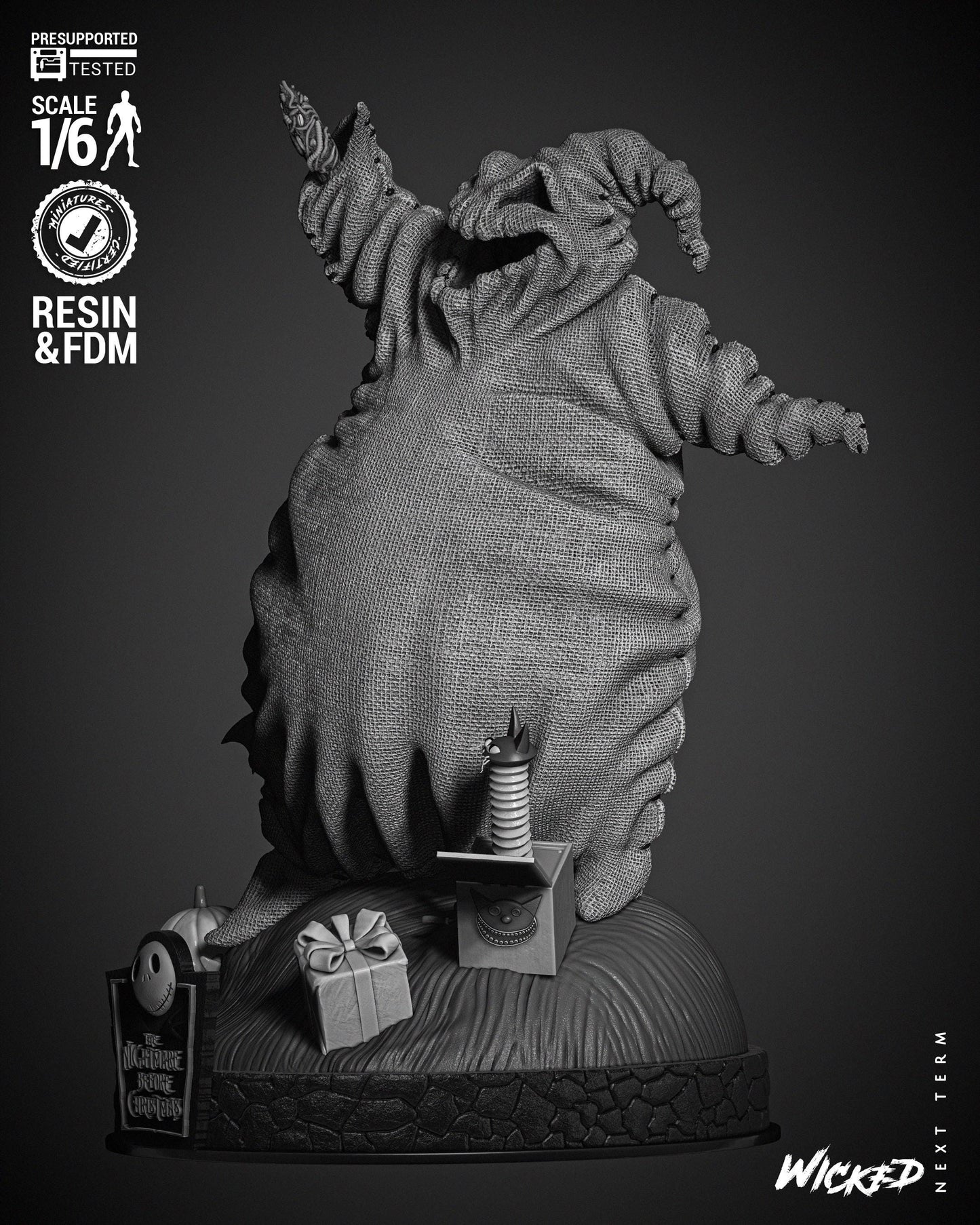 Oogie Boogie - UNPAINTED FAN ART - Wicked 3D Models