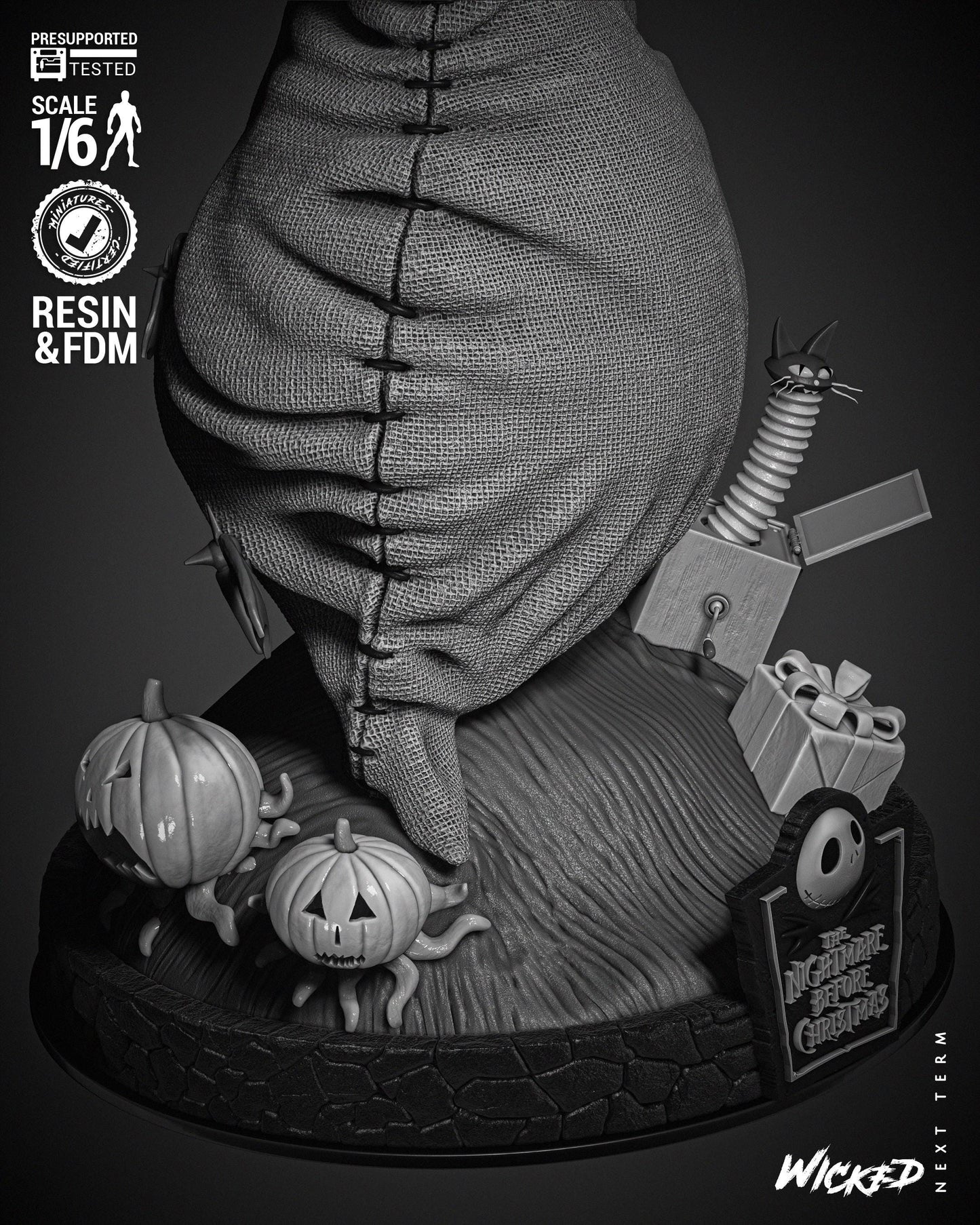 Oogie Boogie - UNPAINTED FAN ART - Wicked 3D Models
