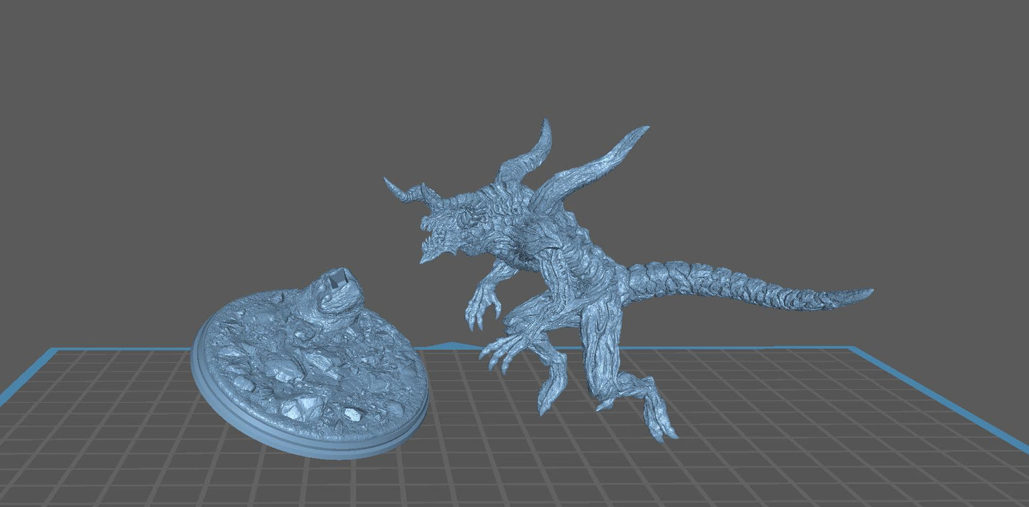Maldrath, the Flame Bringer - UNPAINTED - Evox Arts