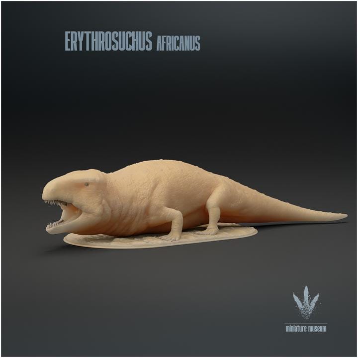 Erythrosuchus africanus : Resting - UNPAINTED - Miniature Museum