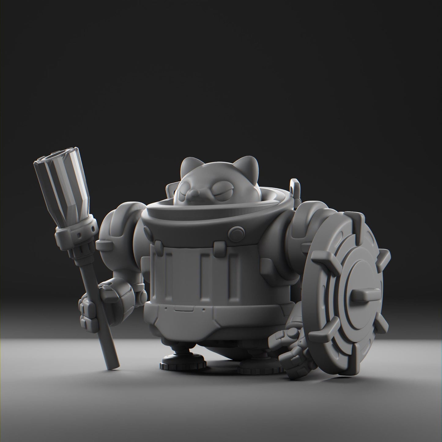 Bandii - UNPAINTED - Grumpii Art Toy