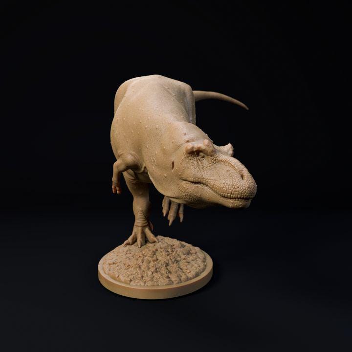 Daspletosaurus sneaking - UNPAINTED - Dino and Dog Miniatures