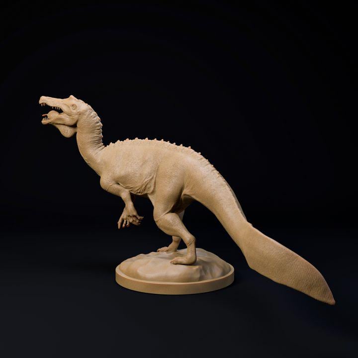 Irritator successful hunt - UNPAINTED - Dino and Dog Miniatures