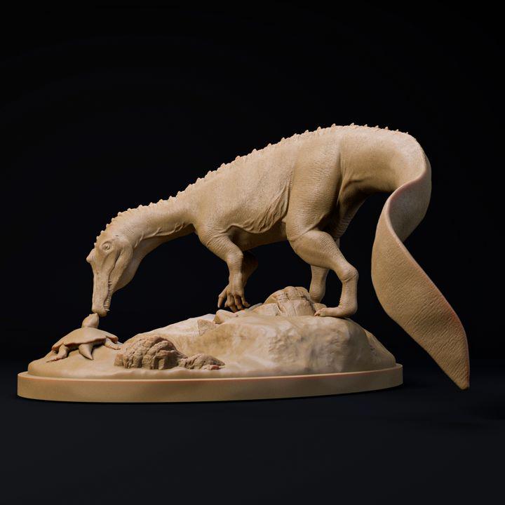 Irritator curious encounter - UNPAINTED - Dino and Dog Miniatures