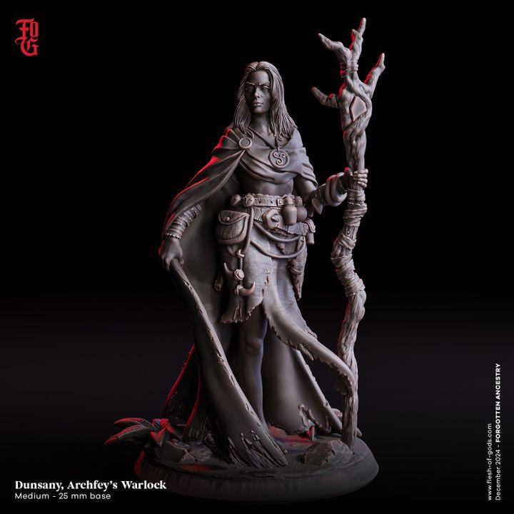 Dunsany, Archfey's Warlock- Flesh of Gods