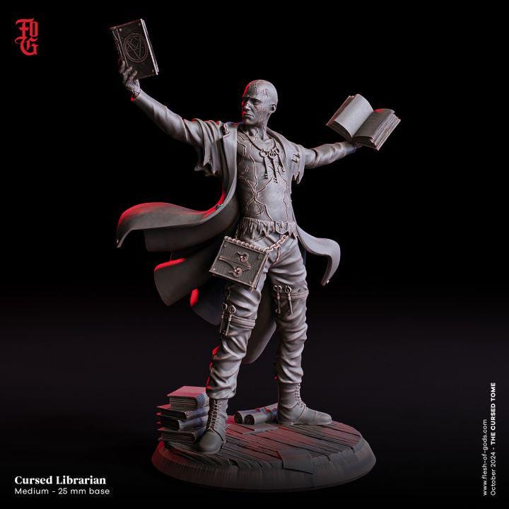 Cursed Librarian - Flesh of Gods