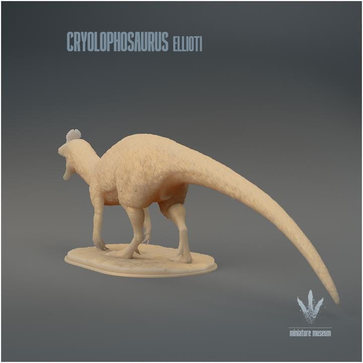 Cryolophosaurus ellioti : The Roar - UNPAINTED - Miniature Museum