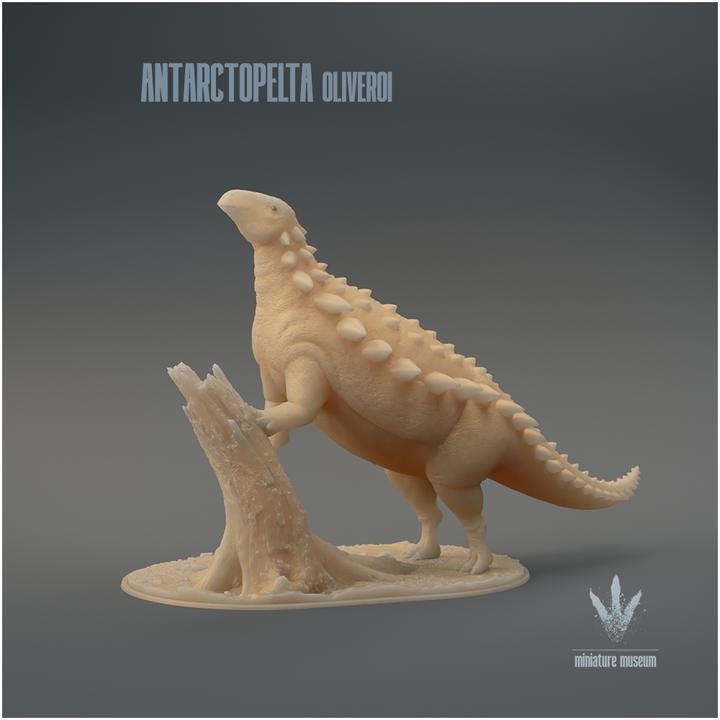 Antarctopelta oliveroi : Climbing - UNPAINTED - Miniature Museum