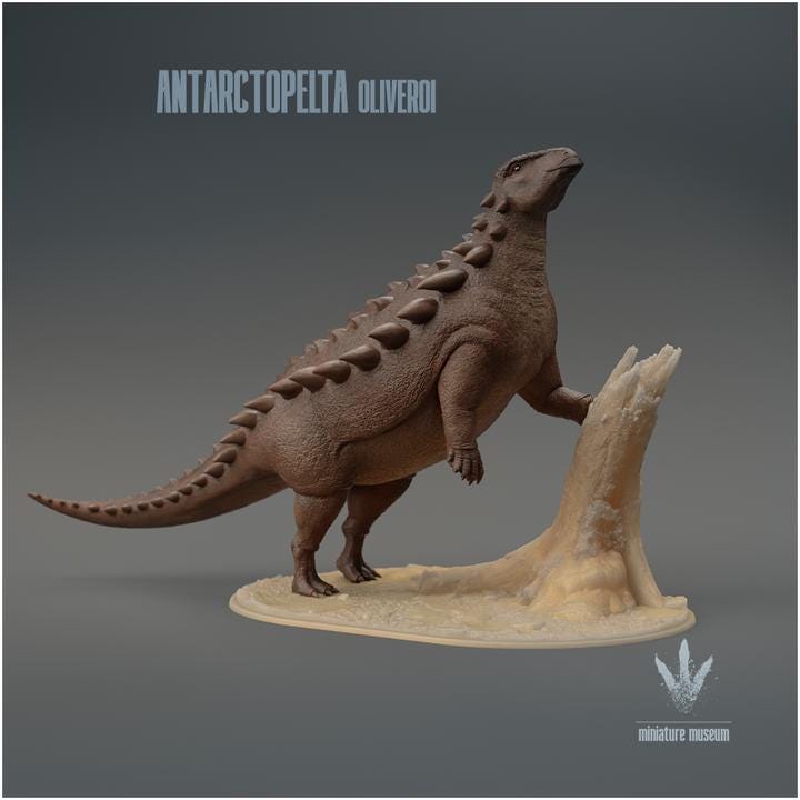 Antarctopelta oliveroi : Climbing - UNPAINTED - Miniature Museum