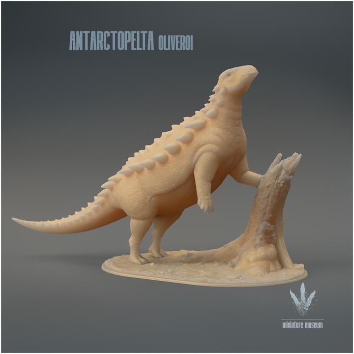 Antarctopelta oliveroi : Climbing - UNPAINTED - Miniature Museum