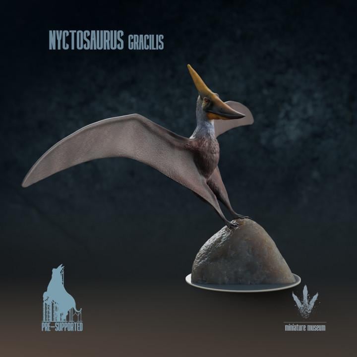 Nyctosaurus gracilis : Landing - UNPAINTED - Miniature Museum