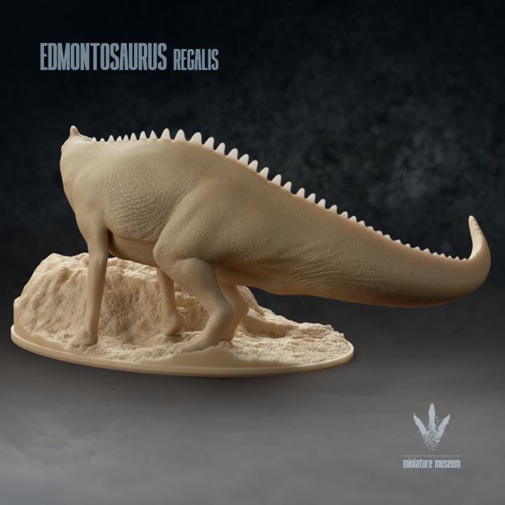 Edmontosaurus regalis : Nesting - UNPAINTED - Miniature Museum
