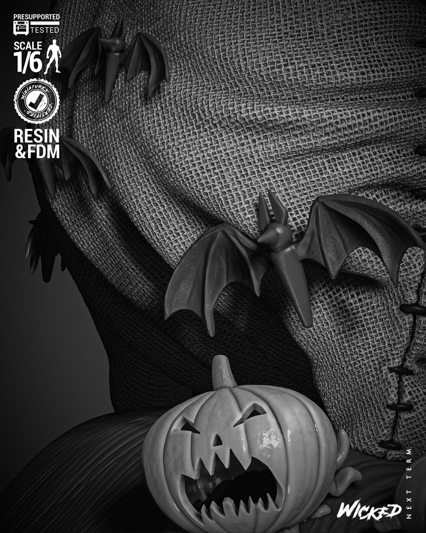 Oogie Boogie - UNPAINTED FAN ART - Wicked 3D Models