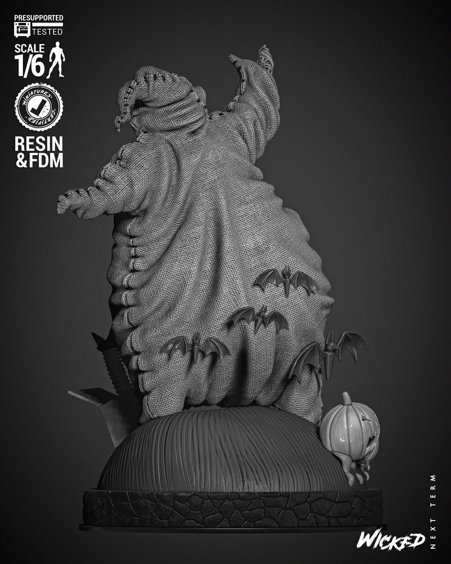 Oogie Boogie - UNPAINTED FAN ART - Wicked 3D Models
