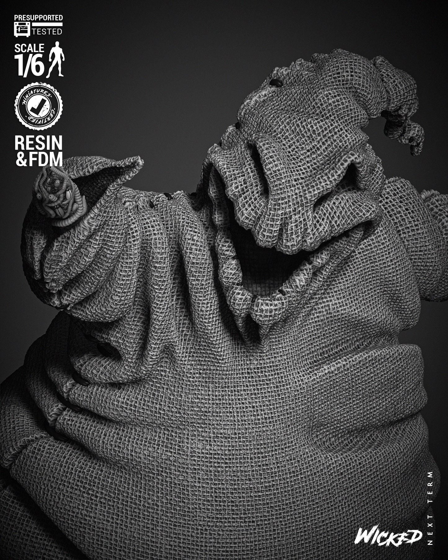 Oogie Boogie - UNPAINTED FAN ART - Wicked 3D Models