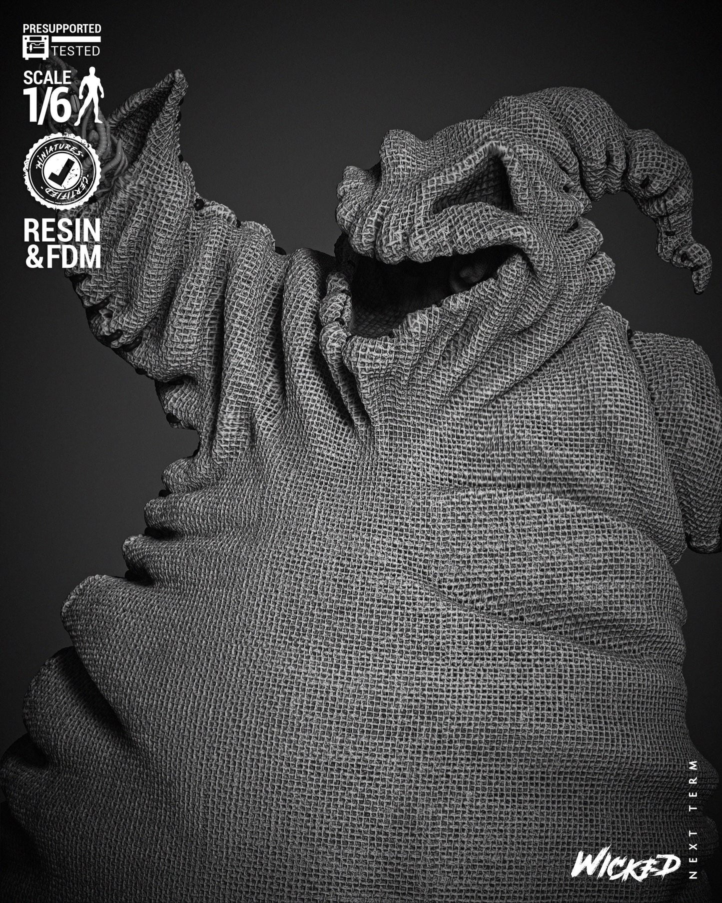 Oogie Boogie - UNPAINTED FAN ART - Wicked 3D Models