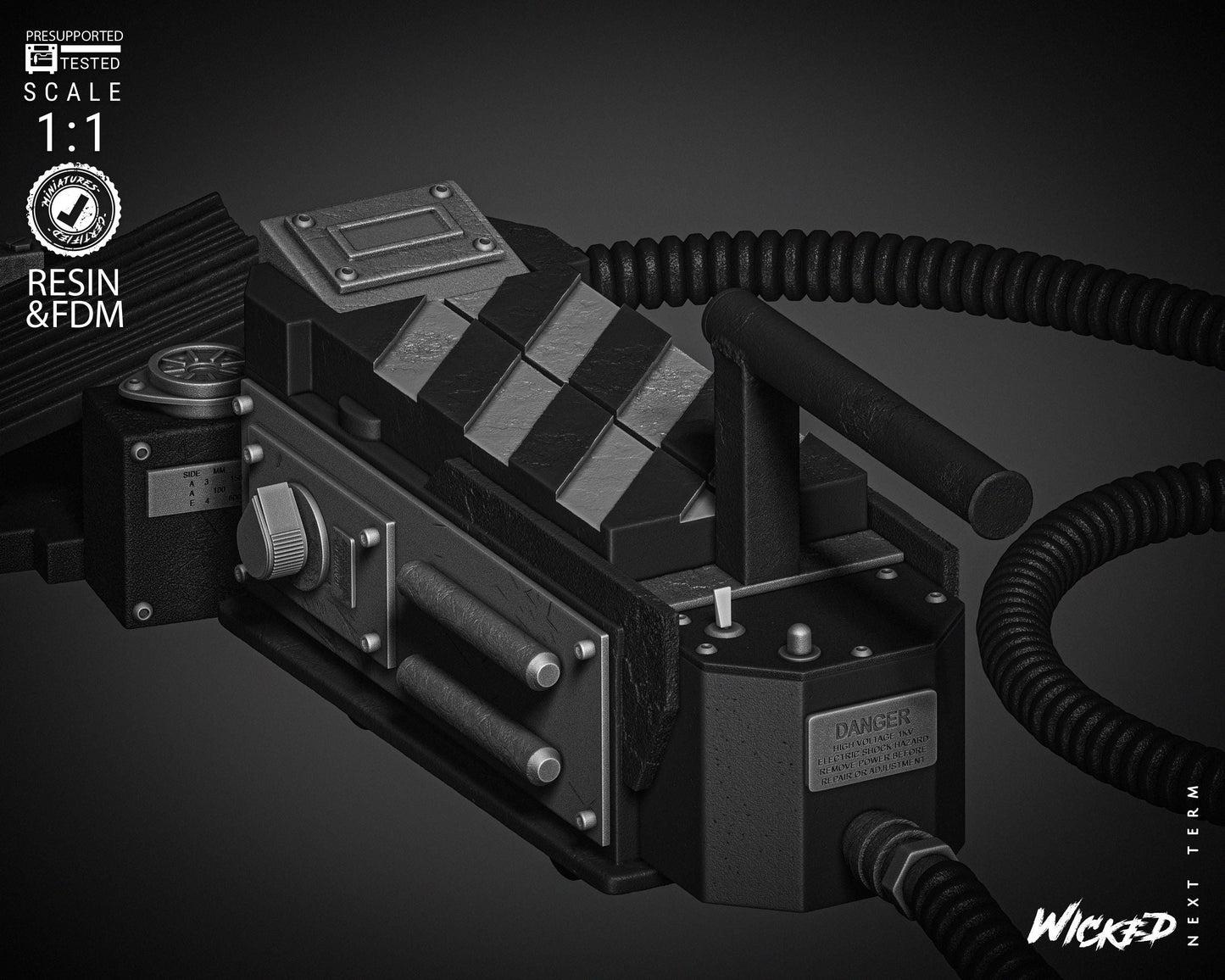 Ghost Trap - UNPAINTED FAN ART - Wicked 3D Models