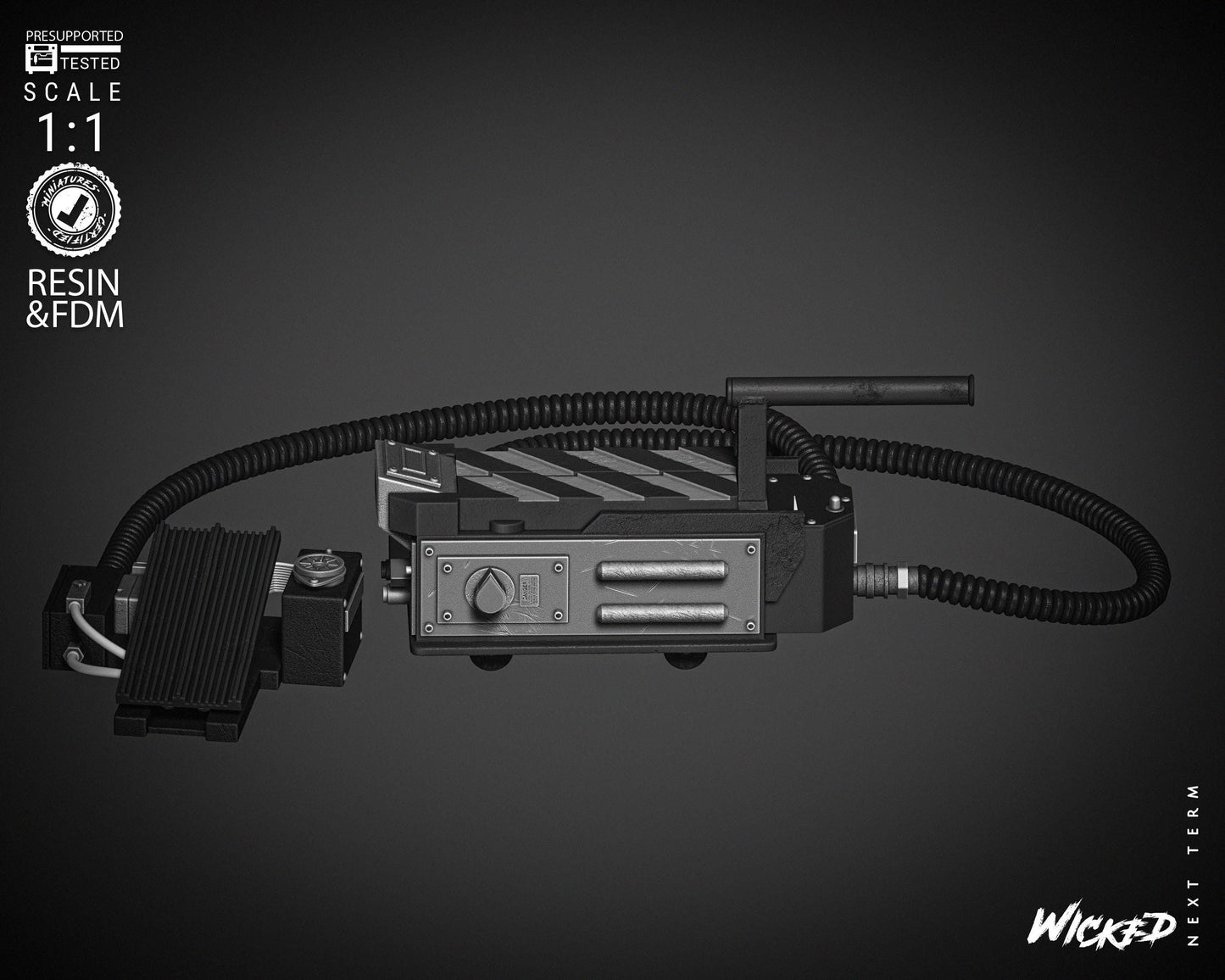 Ghost Trap - UNPAINTED FAN ART - Wicked 3D Models