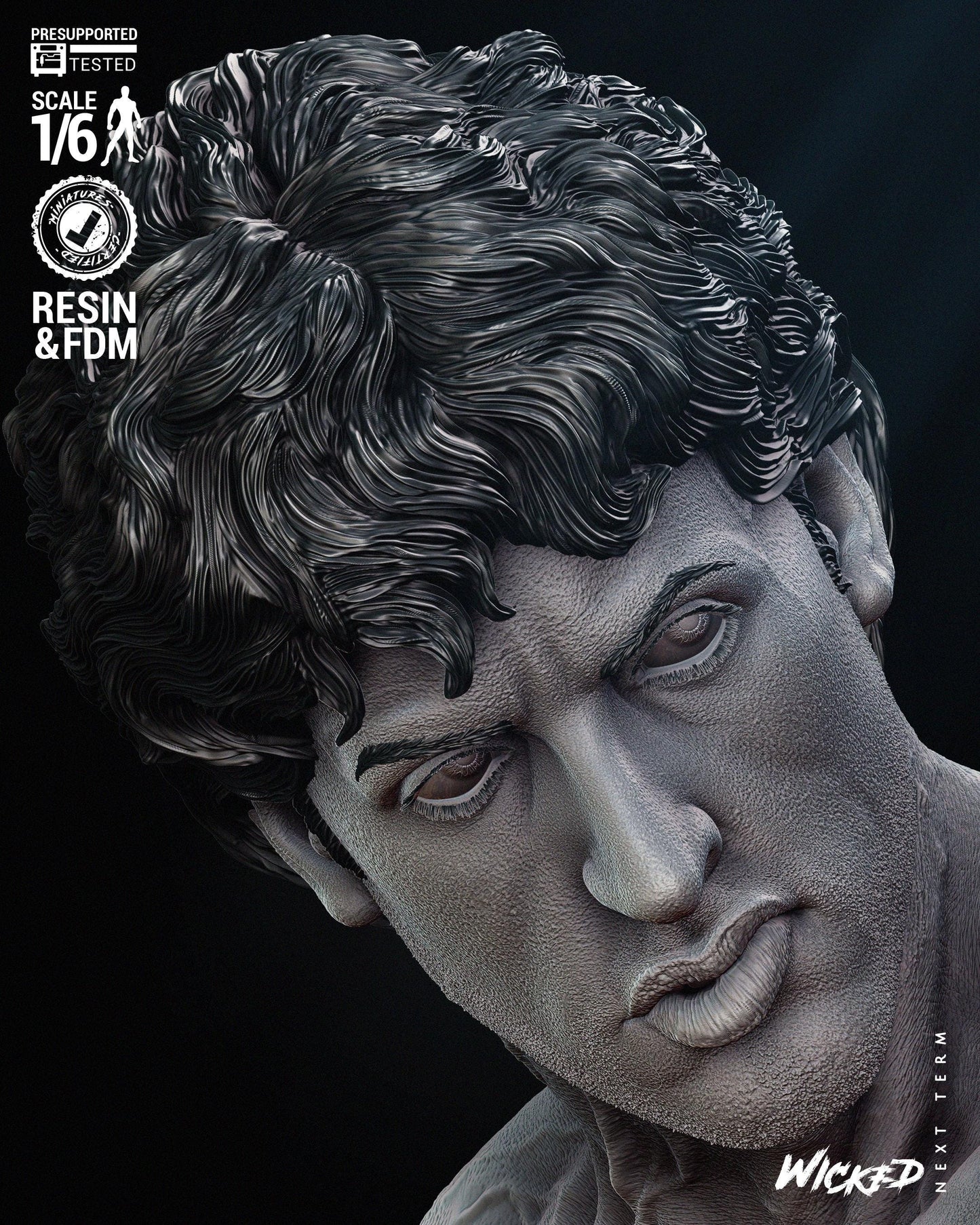 Rocky Balboa - FAN ART - UNPAINTED - Wicked