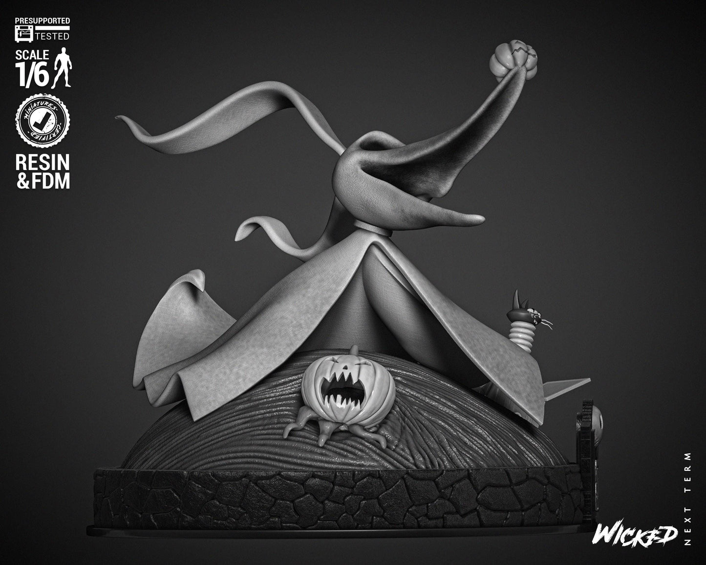 Zero - UNPAINTED FAN ART - Wicked 3D Models