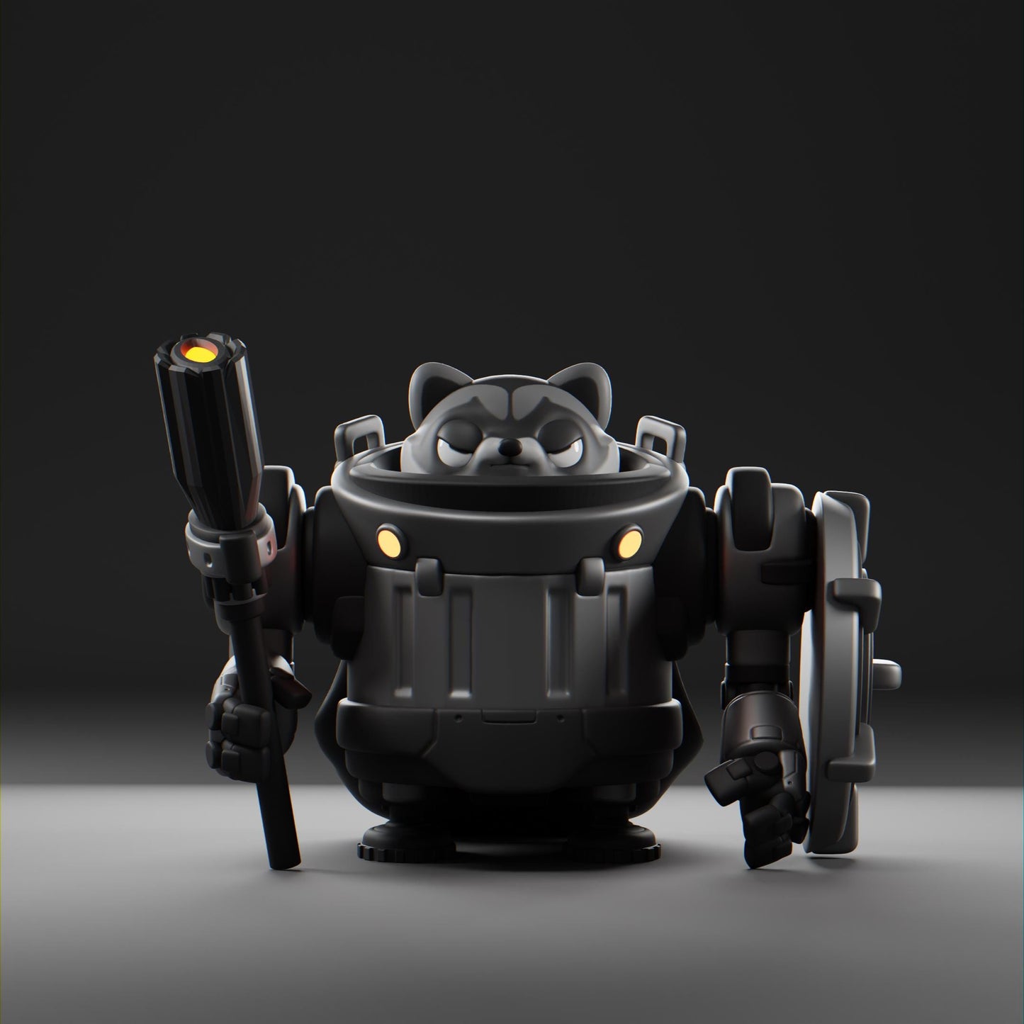 Bandii - UNPAINTED - Grumpii Art Toy
