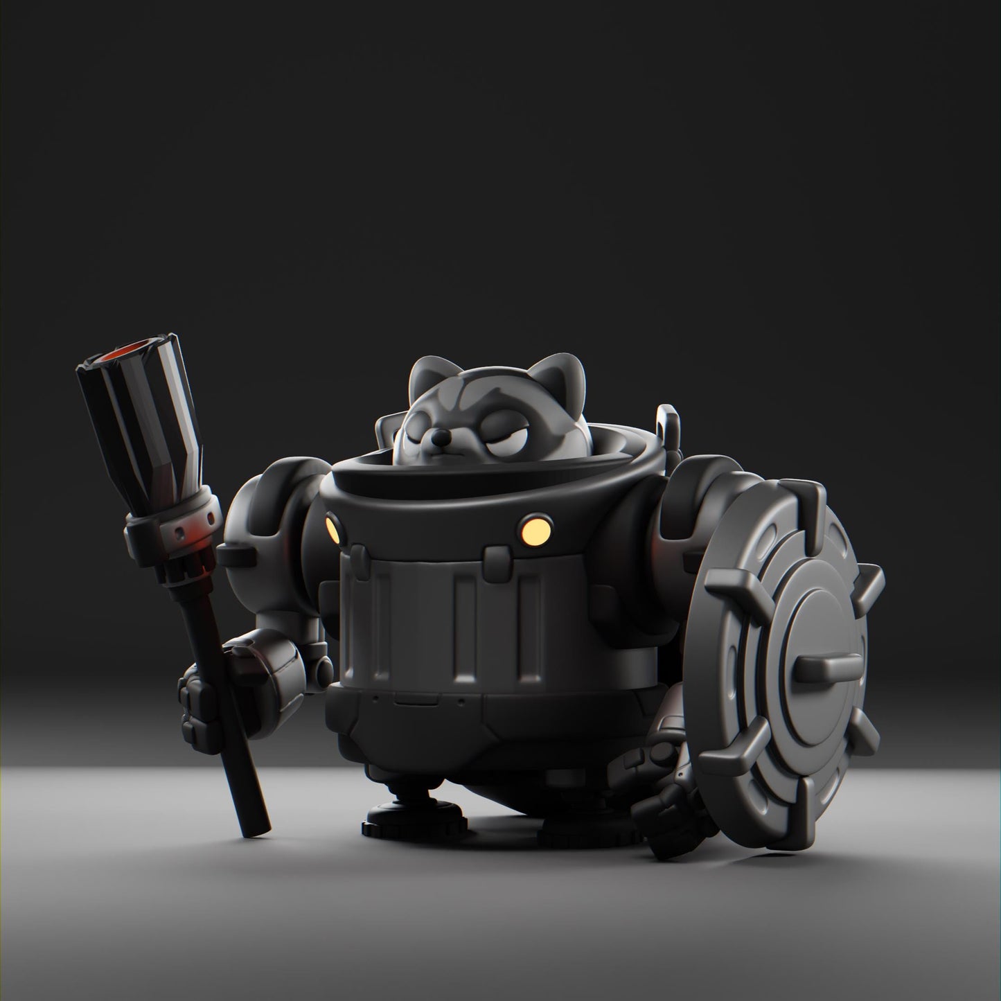 Bandii - UNPAINTED - Grumpii Art Toy