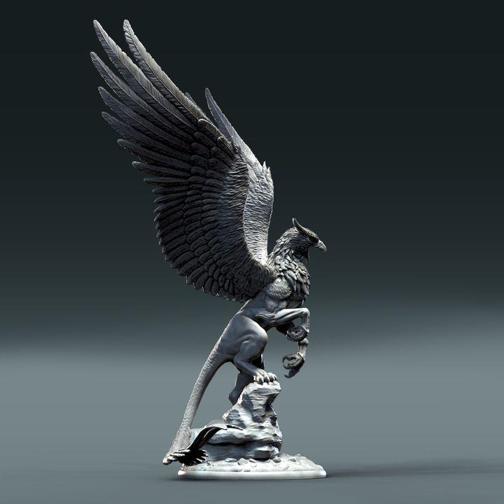 Griffin - UNPAINTED 3D resin figure - Clynche Art