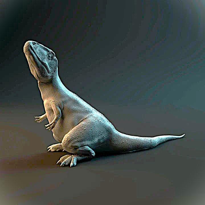 Carcharadontosaurus hatchling - Dino and Dog Miniatures