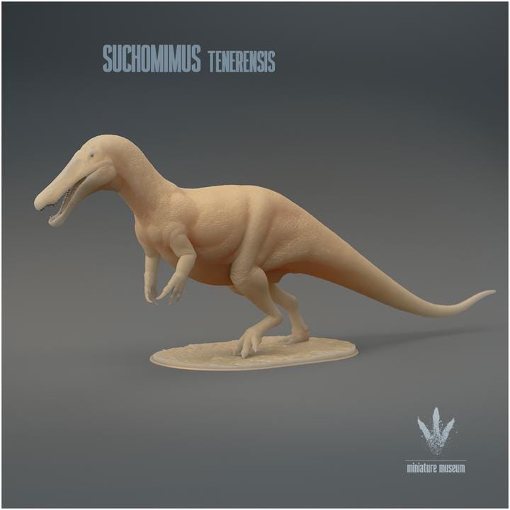 Suchomimus tenerensis : Walking - UNPAINTED - Miniature Museum