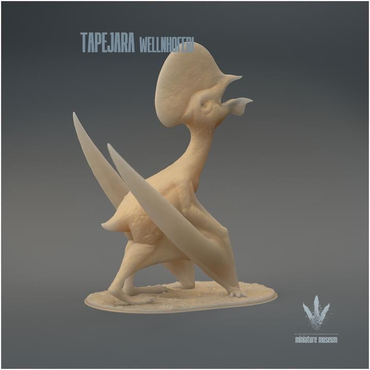 Tapejara wellnhoferi : The Lord of the Ways - UNPAINTED 3D Figurine - Miniature Museum