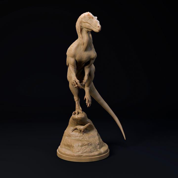 Maip Macrothorax - UNPAINTED - Dino and Dog Miniatures
